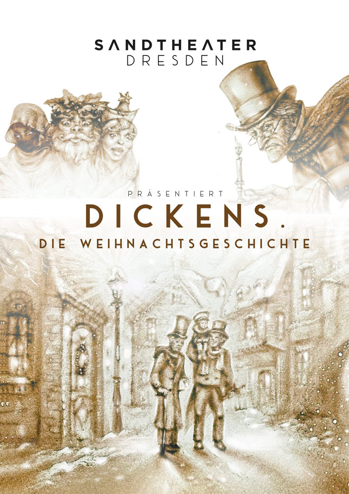 Sandtheater Dresden Dickens die Weihnachtsgeschichte